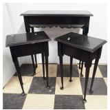 Modern painted wood hall/entrance or sofa table