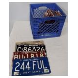 (31) Michigan license plates including a lot of
