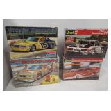 (4) Model kits including 1:25 Scale Revell 7