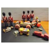 (3) Vintage Fisher Price pull toys (Pudgy Pig,