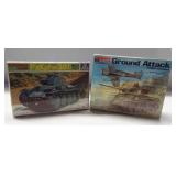 (2) Model kits including Italeri German tank and