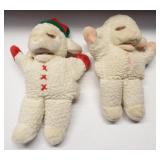 (2) Vintage Lamb Chop hand puppets.