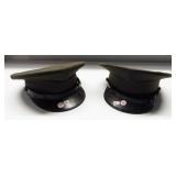 (2) Vintage Marine hats.