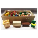 (30+) Pieces of doll house furniture pieces