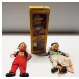 (2) Vintage Pinocchio and Donald Duck