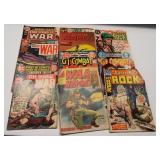 (9) DC Comics including Fighting Army, Sargent