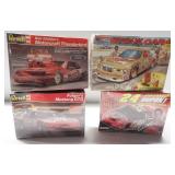 (4) Model car kits including Monogram stock car,