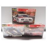(3) Revell model kits including Mustang GTO,