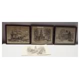 (4) J. Harold Bailey signed prints including