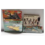 (4) Model kits including Monogram 1/60 Scale