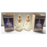 (2) Princess doll lamps in original boxes.