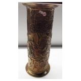 Brass made in England ornate cane/umbrella stand.