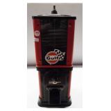Vintage Gulf themed bubble gum machine. Measures