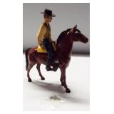Hartland plastic horse, saddle, western sheriff,