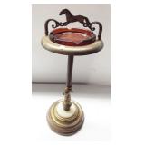 Vintage racing horse themed cigarette floor