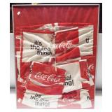 Super cool pair of 1973 framed Coca-Cola bell
