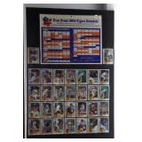 1984 Detroit Tigers schedule and team card set.