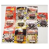 (10) New in package Racing Champion cars.