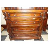 Hooker four drawer cherry wood colored small