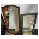 (2) Wall mirrors including Butler. Sizes are 27"