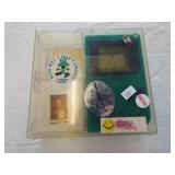 Vintage Nintendo Game Boy. Tab on back cover is