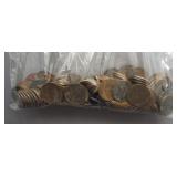 (198) Teens Wheat cents.