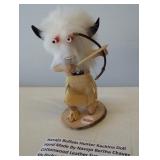 Navajo Buffalo Hunter kachina doll hand made by