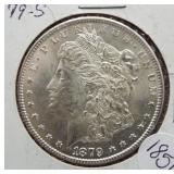 1879-S Morgan Silver Dollar.