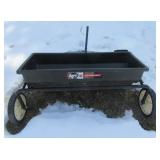 Agri-Tab lawn pull behind spreader.