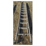 24 Ft. Wood extension ladder.