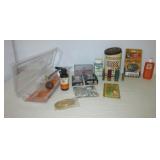 Assortment of ammo and gun cleaning accessories
