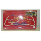 Kid Connection wooden train set in box.