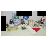 (3) Boxes of Christmas items including decorative