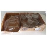 (29) Pieces of clear glass that includes small