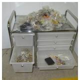 (9) Drawer household organizer and (60) plus bags