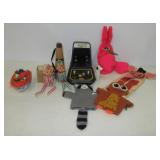 Vintage toys that includes Pac-Man, Captain