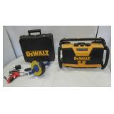 DeWalt drill kit, DeWalt AM/FM stereo with