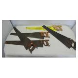 (5) Hand saws that includes Stanley and others.