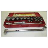 3/4" Socket set with S-K breaker bar/extension.