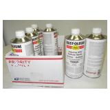 (6) Qt. cans of Rust-Oleum Urethane Mastic