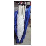 Large umbrella-style pop-up folding canopy with