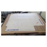 (5) Mod 1410 single drawer flat files in boxes.