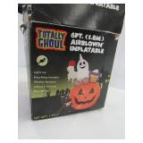 Totally Ghoul 6ft air blown Halloween inflatable