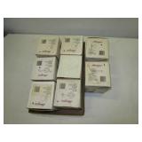 (8) Boxes of Baldwin brass hardware that includes