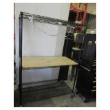 Stortec storage rack with three shelves on 2 x 4