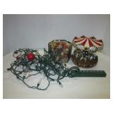 Christmas decorations that includes lights,