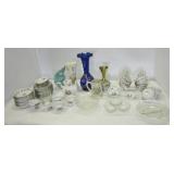 (2) Boxes of glassware that includes Hobnail,