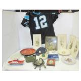 (7) Pieces of silver plated utensils, silver