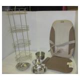 Homedics back massager with heat (Like New),