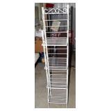 Modern metal four tier hand towel rack. Measures: